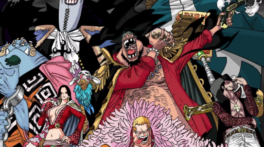 Seven Warlords of the Sea in One Piece